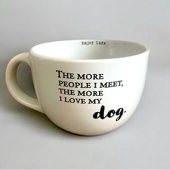 Other - CERAMIC LATTE MUG FOR DOG LOVERS